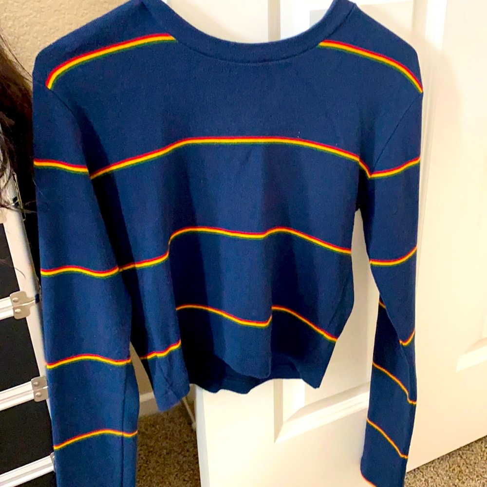 Striped crop top